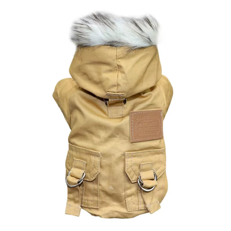 "Mad for it" Winter Dog Jacket/Parka – Warm Hooded Outfit for Most Breeds (XS-2XL)