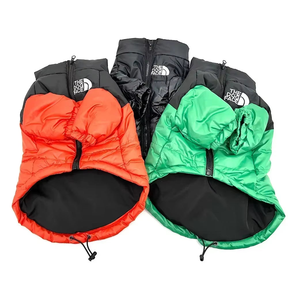 Waterproof Dog Winter Coat – Thickened Windbreaker Jacket for Small, Medium & Large Dogs